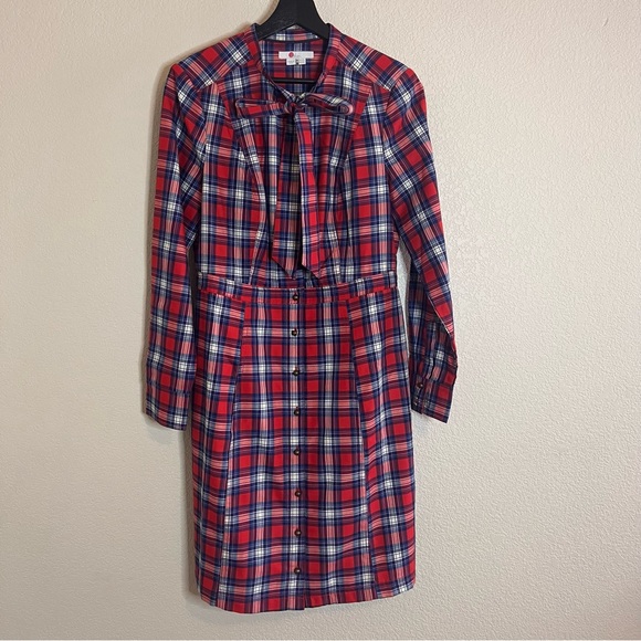 Boden Dresses & Skirts - Boden Elspeth Plaid Shirt Dress Size US 10L